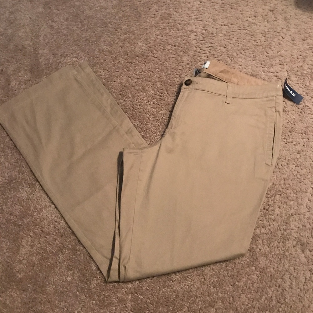 Old Navy Khaki Boot Cut Pants